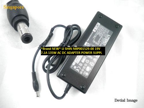 *Brand NEW* LI SHIN NBP001529-00 19V 7.1A 135W AC DC ADAPTER POWER SUPPL